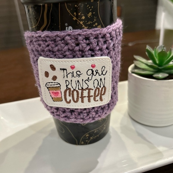 Crochet handmade coffee cozy​ - Picture 3 of 4